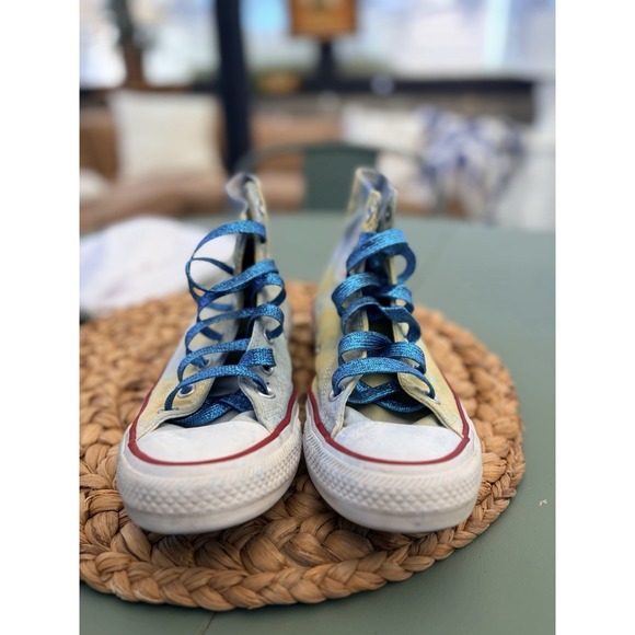 Converse Tie-Dye High Top Sneakers One If A Kind Hand Dyed M6 W8 - Picture 3 of 12